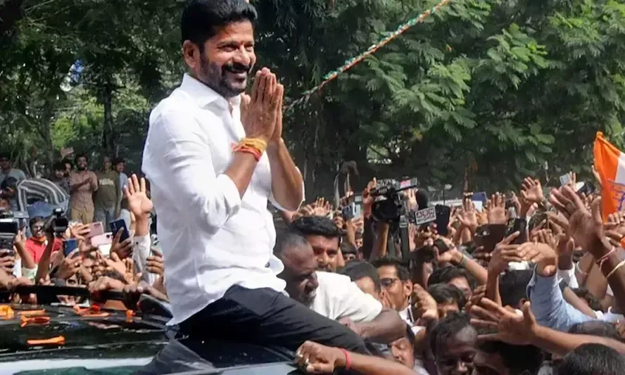 Revanth Reddy as the new Chief Minister OF TELANGANA