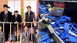 K-pop stars SEVENTEEN's, 17 IS RIGHT HERE album discarded