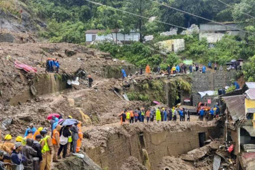 landslides/rain kill 31, 9 still missing