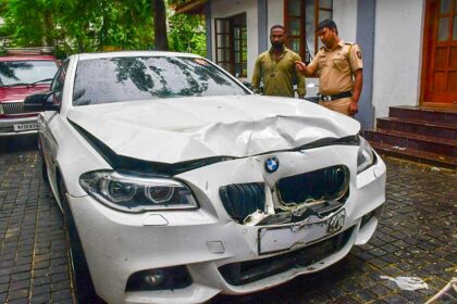 BMW CAR ACCIDENT