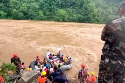 landslide in Nepal