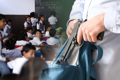 GUN IN SCHOOL BAG