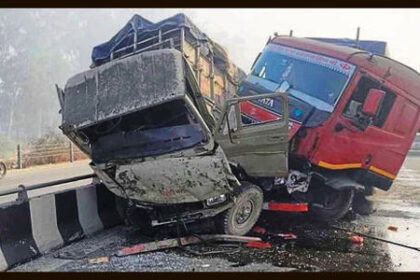 Ludhiana accident -5 गाड़ियां भिड़ीं ; अगर सिलेंडर से भरा ट्रक फट जाता तो...