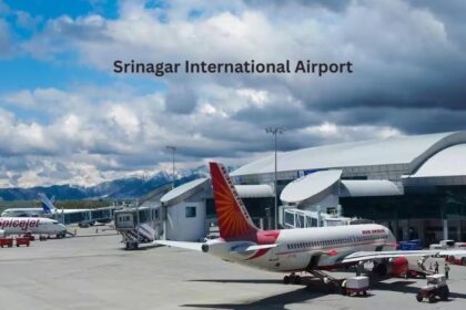shri nagar airport US national arrested