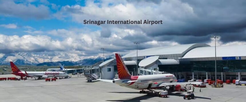 shri nagar airport US national arrested