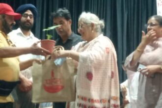 LION SM SINGH को 77 बार रक्तदान करने पर विशेष सम्मान