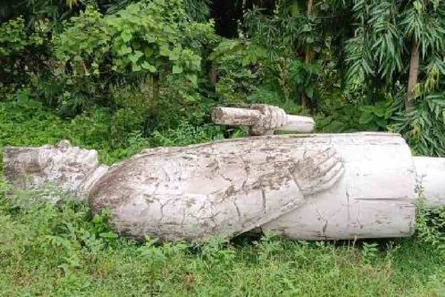 NEHRU STATUE : BJP ने अपने समारोह के लिए नेहरू की मूर्ति उखाड़कर जंगल में फेंकी