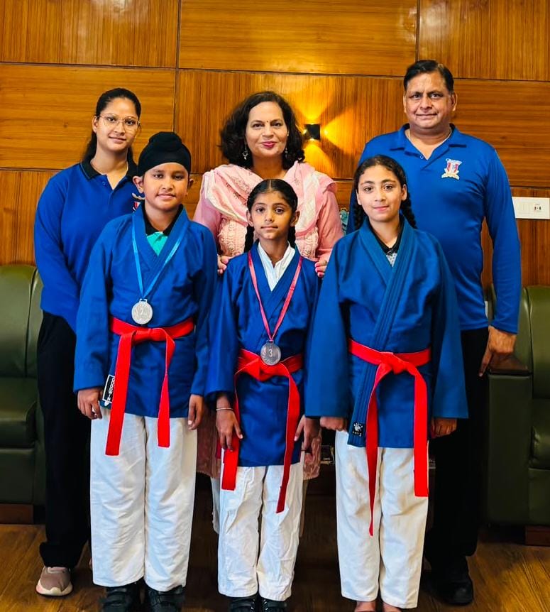Cambridge International School, नकोदर के छात्रों का सब जूनियर स्टेट कुराश चैंपियनशिप में शानदार प्रदर्शन