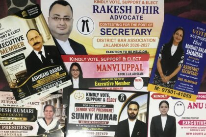DBA JALANDHAR ELECTION : पेपरों की जांच आज; नामांकन वापस लेने वालों पर रहेगी नज़र, प्रचार तेज, घर-घर जा वकील मांग रहे वोट
