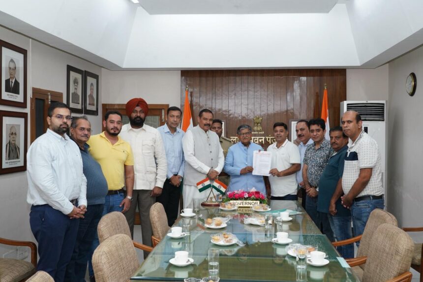 Laghu Udhyog Bharti प्रतिनिधिमंडल राज्यपाल से मिला, उद्योगों की समस्याओं-सब्सिडी में देरी का मुद्दा उठाया